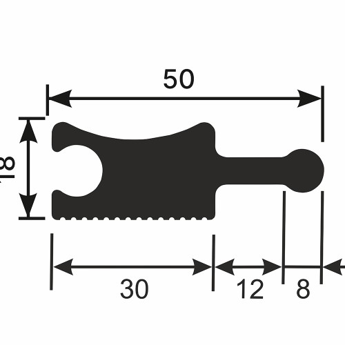 Стеновая панель под покраску Cosca Deco RX008 наборная 2800×50×18