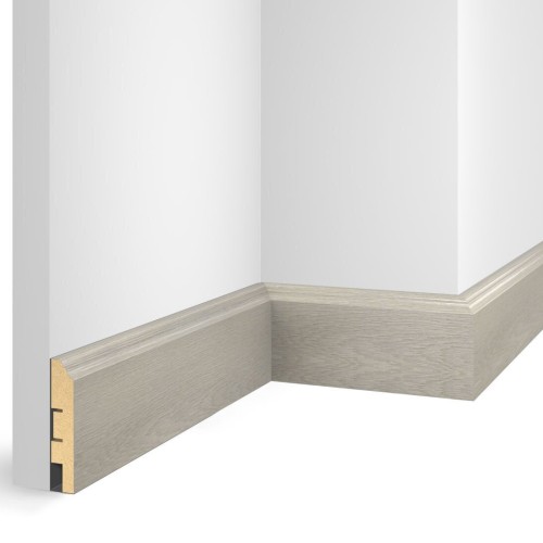 Плинтус МДФ ламинированный Cosca Decor NanoFlex EP07 Дуб Анталия 2400×80×16