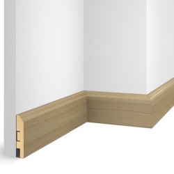 Плинтус МДФ ламинированный Cosca Decor NanoFlex EP07 Дуб Беленый 2400×80×16