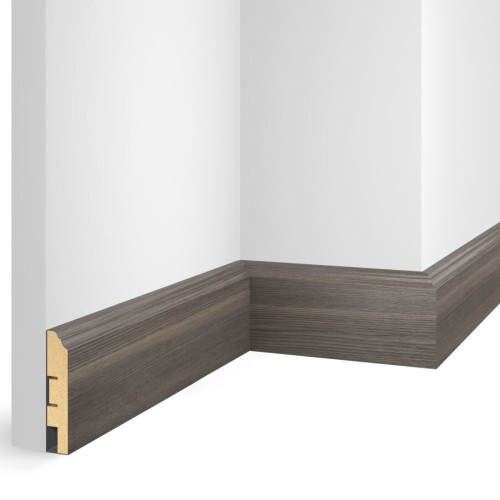 Плинтус МДФ ламинированный Cosca Decor NanoFlex EP07 Дуб Деревенский 2400×80×16