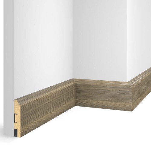 Плинтус МДФ ламинированный Cosca Decor NanoFlex EP07 Дуб Классический 2400×80×16