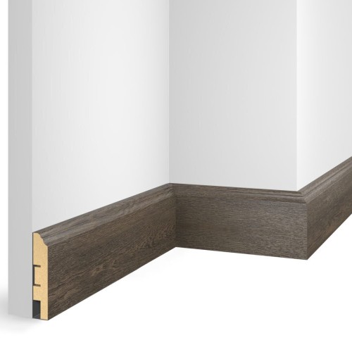 Плинтус МДФ ламинированный Cosca Decor NanoFlex EP07 Дуб Турецкий 2400×80×16