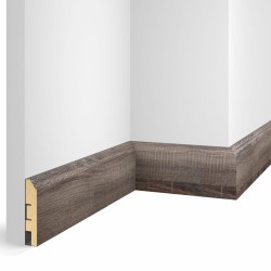 Плинтус МДФ Cosca Decor Экошпон WP07 Дуб Девон 2400×80×16