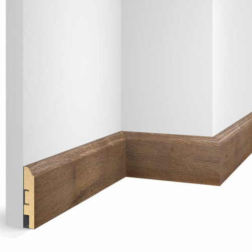 Плинтус МДФ Cosca Decor Экошпон WP07 Дуб Муссон 2400×80×16