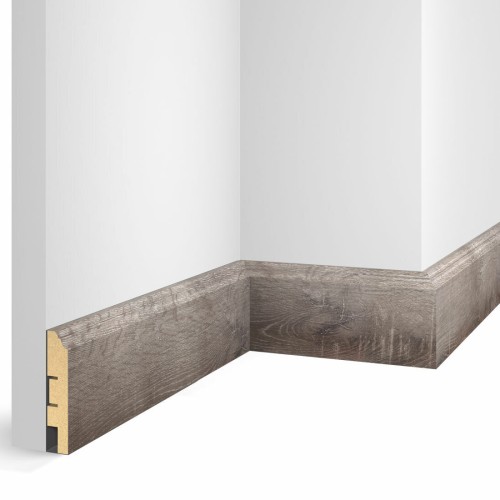 Плинтус МДФ Cosca Decor Экошпон WP07 Дуб Понца 2400×80×16