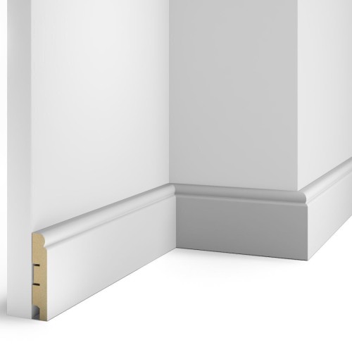 Плинтус МДФ под покраску Cosca Decor AP09 2400×80×16