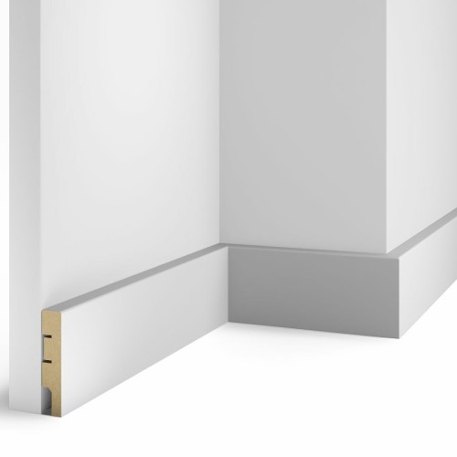 Плинтус МДФ под покраску Cosca Decor AP74 2400×75×16