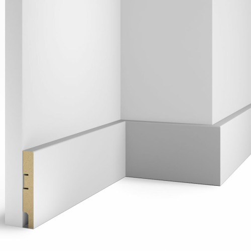 Плинтус МДФ под покраску Cosca Decor AP75 2400×100×16