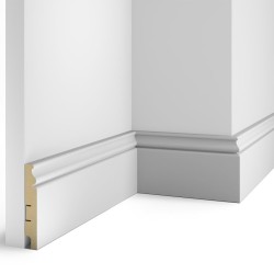 Плинтус МДФ под покраску Cosca Decor AP10 2400×100×16