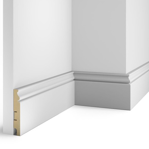 Плинтус МДФ под покраску Cosca Decor AP10 2400×100×16