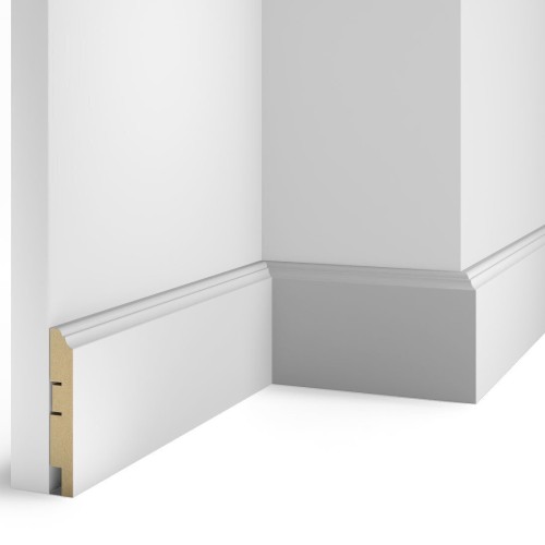 Плинтус МДФ под покраску Cosca Decor AP77 2400×100×16