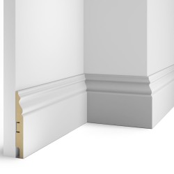 Плинтус МДФ под покраску Cosca Decor AP20 2400×125×16