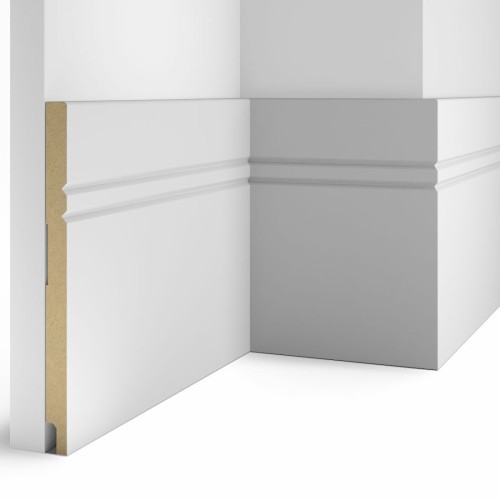 Плинтус МДФ под покраску Cosca Decor AP27 2400×230×16