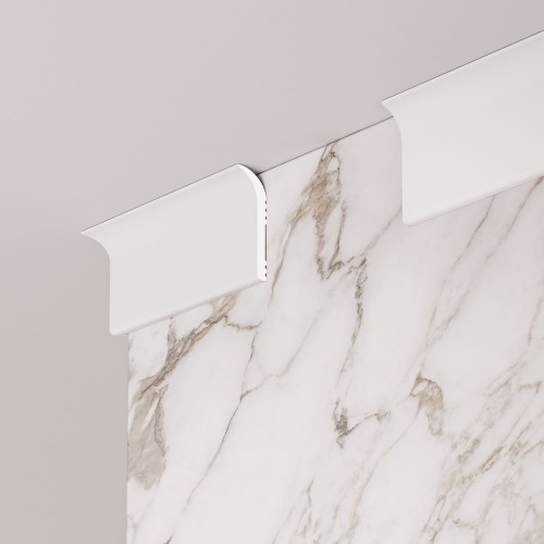 Плинтус под покраску Cosca Decor Экополимер PL001 2000×40×12