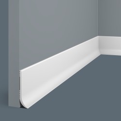 Плинтус под покраску Cosca Decor Экополимер PL002 2000×60×16