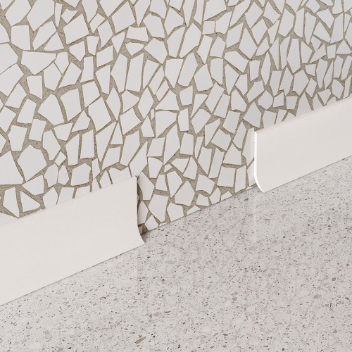 Плинтус под покраску Cosca Decor Экополимер PL002 2000×60×16