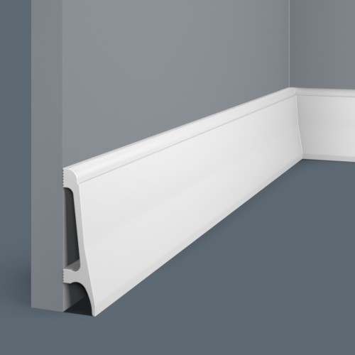 Плинтус под покраску Cosca Decor Экополимер PX018 2000×80×20