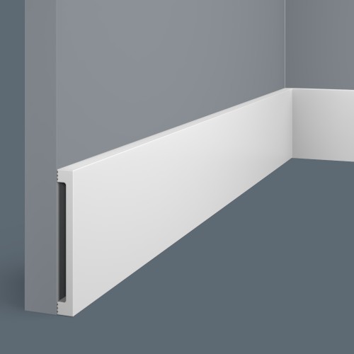 Плинтус под покраску Cosca Decor Экополимер PX058 2000×80×10