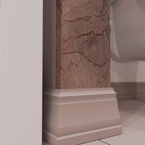 Плинтус под покраску Cosca Decor Экополимер PX024 2000×80×14