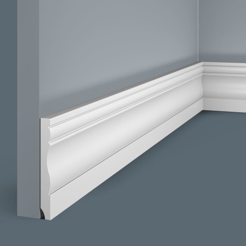 Плинтус под покраску Cosca Decor Экополимер PX015 2000×80×11