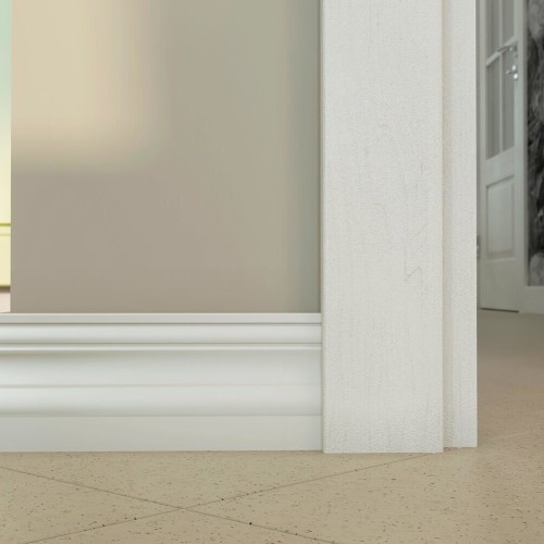 Плинтус под покраску Cosca Decor Экополимер PX015 2000×80×11