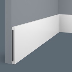 Плинтус под покраску Cosca Decor Экополимер PX057 2000×100×10