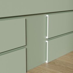 Плинтус под покраску Cosca Decor Экополимер PX057 2000×100×10