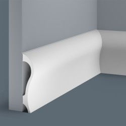 Плинтус под покраску Cosca Decor Экополимер PX038 2000×100×22