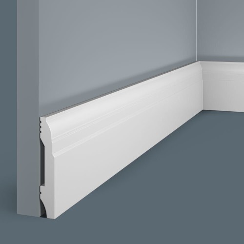 Плинтус под покраску Cosca Decor Экополимер PX021 2000×80×13