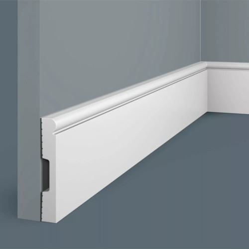 Плинтус под покраску Cosca Decor Экополимер PX032 2000×82×13