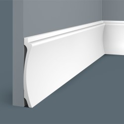 Плинтус под покраску Cosca Decor Экополимер PX046 2000×112×15