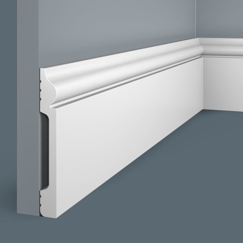 Плинтус под покраску Cosca Decor Экополимер PX004 2000×119×15