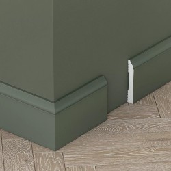 Плинтус под покраску Cosca Decor Экополимер PX030 2000×82×13