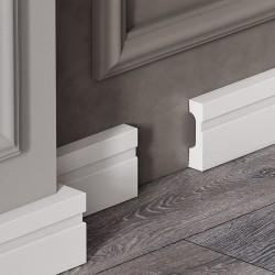 Плинтус под покраску Cosca Decor Экополимер PX029 2000×70×19