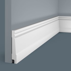 Плинтус под покраску Cosca Decor Экополимер PX016 2000×90×15