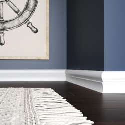 Плинтус под покраску Cosca Decor Экополимер PX037 2000×120×16