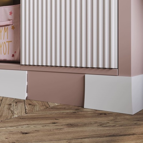 Плинтус под покраску Cosca Decor Экополимер PX040 2000×133×16