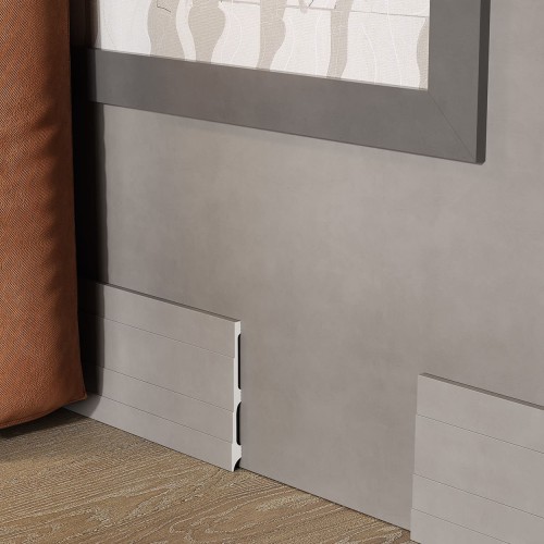 Плинтус под покраску Cosca Decor Экополимер PX044 2000×185×16