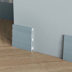 Плинтус под покраску Cosca Decor Экополимер PX044 2000×185×16