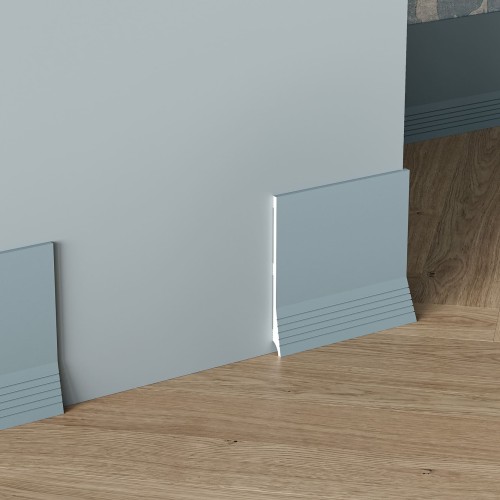 Плинтус под покраску Cosca Decor Экополимер PX036 2000×184×16