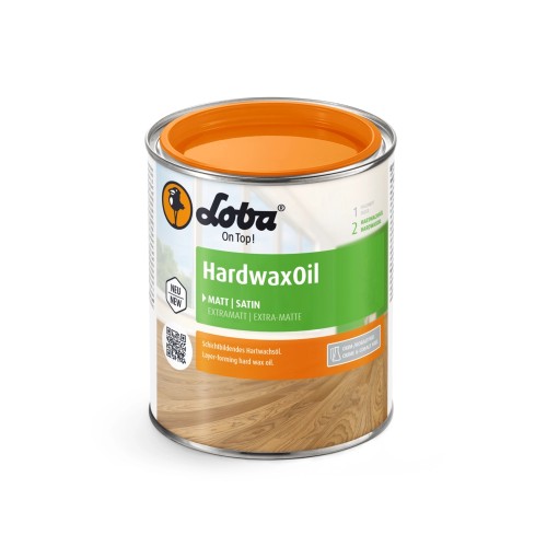Масло с твердым воском для пола Loba Hardwax Oil 10509 Бесцветное 000003 матовое 0,1 л