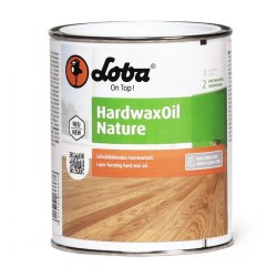 Масло с твердым воском для пола Loba Hardwax Oil Nature 10509 Бесцветное 000009 матовое 0,75 л