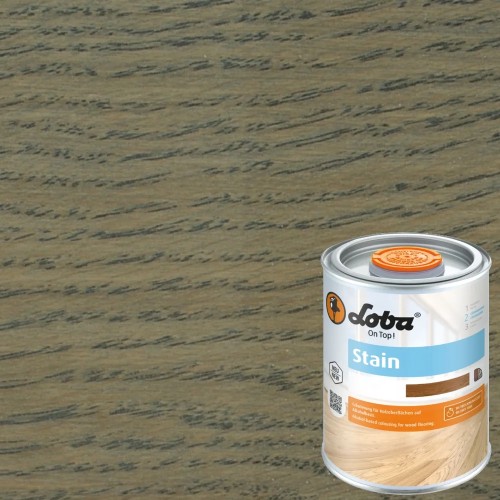 Морилка для дерева Loba Stain 11525 цвет 700152 Dark Grey Темно-серый 0,1 л