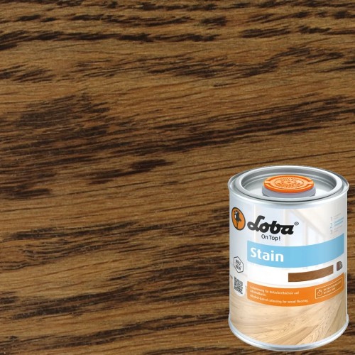 Морилка для дерева Loba Stain 11525 цвет 800196 Medium Brown Средне-коричневый 0,1 л