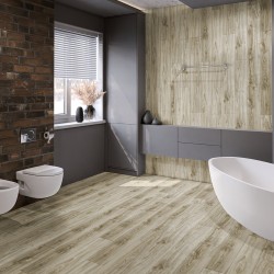 Кварцвиниловая плитка Damy Floor клеевая Family LVT Дуб Белый White Oak SL3739-3-LVT 1227×187×2,5