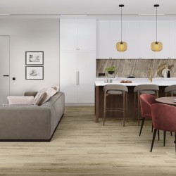 Кварцвиниловая плитка Damy Floor клеевая Family LVT Дуб Белый White Oak SL3739-3-LVT 1227×187×2,5