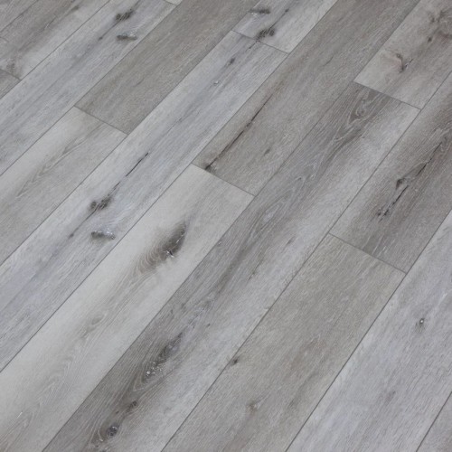 Кварцвиниловая плитка Damy Floor клеевая Family LVT Дуб Состаренный Серый Aged Gray Oak T7020-5D-LVT 1227×187×2,5