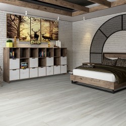 Кварцвиниловая плитка Damy Floor клеевая Family LVT Дуб Зимний Winter Oak TCM304-3-LVT 1227×187×2,5