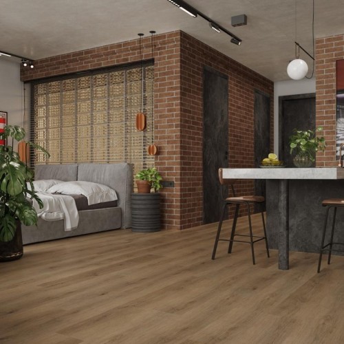 Кварцвиниловая плитка Alpine Floor клеевая Ultra Дуб Рейсдал ЕСО 5-41 1219,2×184,15×2