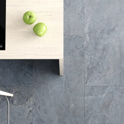 Кварцвиниловая плитка Vinilam клеевая Ceramo Stone Glue Мальтийский Базальт 91907 950×475×2,5